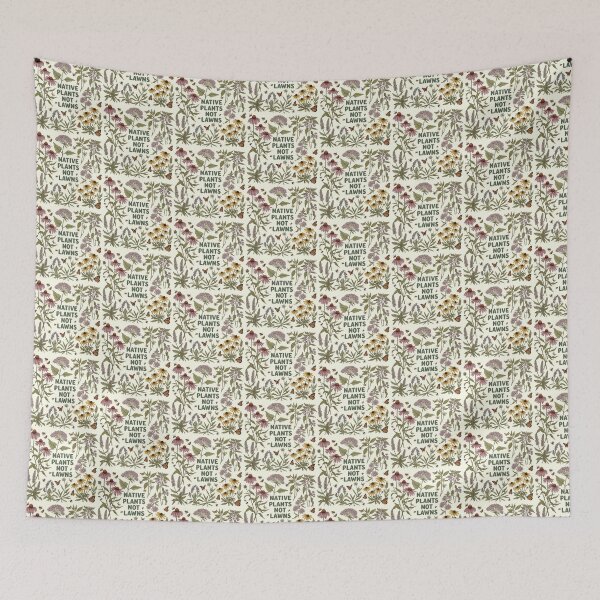 Item preview, Vintage Botanical Native Plants Art | Native Plants Not Lawns designed and sold by SholoStudio.