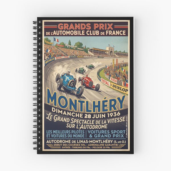 Item preview, Autoracing in Montlhery 1936 designed and sold by Theodor Decker.