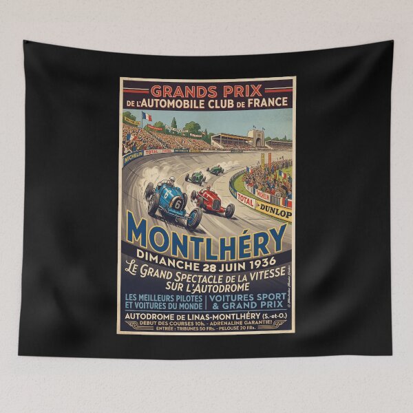 Item preview, Autoracing in Montlhery 1936 designed and sold by Theodor Decker.