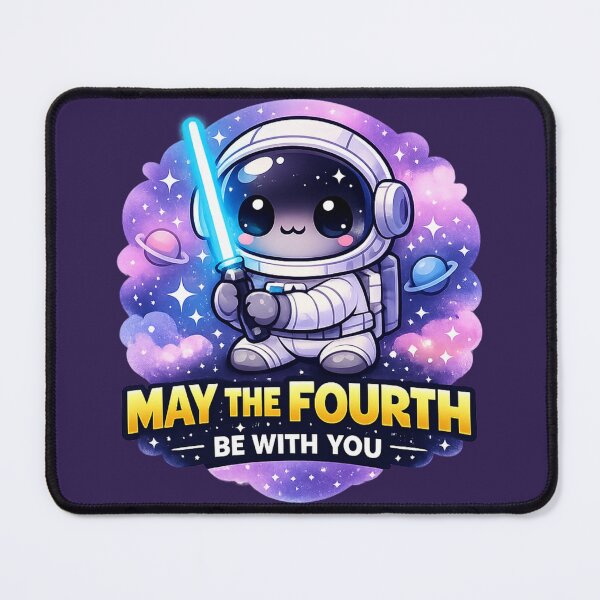 Item preview, May the Fourth Be With You Cute Sticker | Star Wars Inspired Funny Sci-Fi Design designed and sold by DivineTrident.