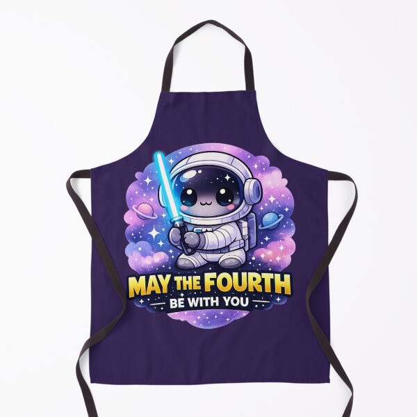 Item preview, May the Fourth Be With You Cute Sticker | Star Wars Inspired Funny Sci-Fi Design designed and sold by DivineTrident.