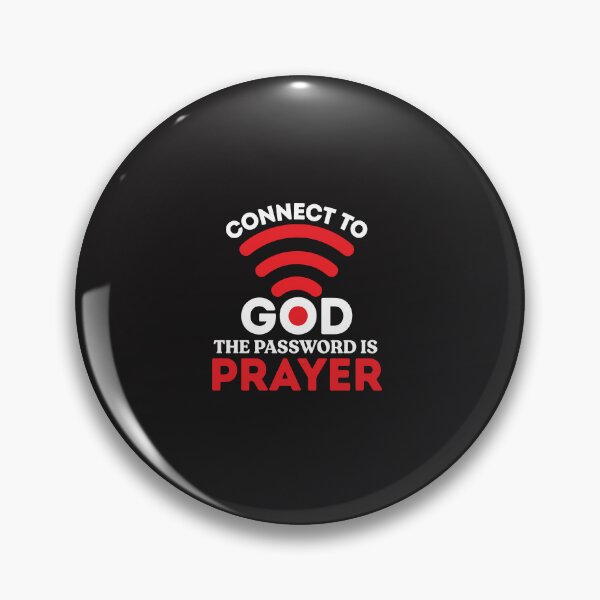 Item preview, Connect To God Password Is Prayer Christian Faith Funny Religious Gift designed and sold by kiralynstration.