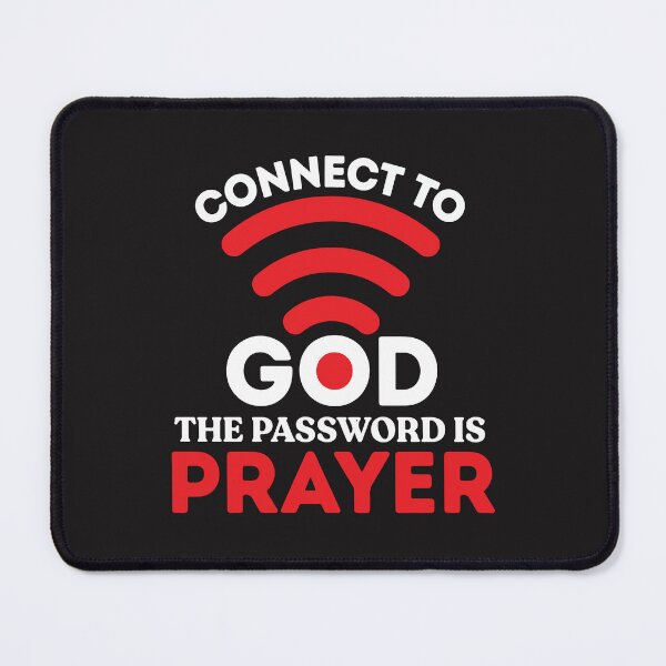 Item preview, Connect To God Password Is Prayer Christian Faith Funny Religious Gift designed and sold by kiralynstration.