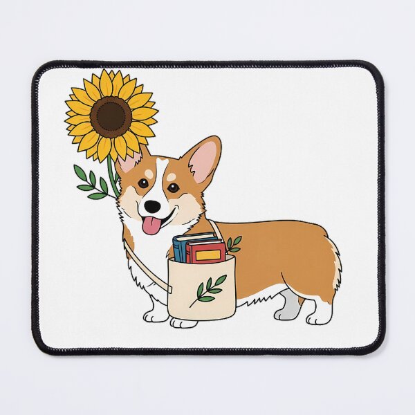 Item preview, Corgi Laurel Sprig Library Tote Gift designed and sold by pumsquare.