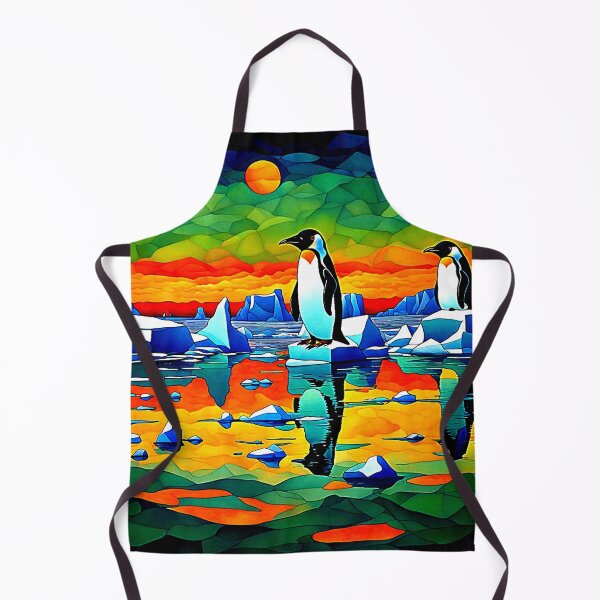 Item preview, Penguins on ice floes designed and sold by George Hutton Hunter.
