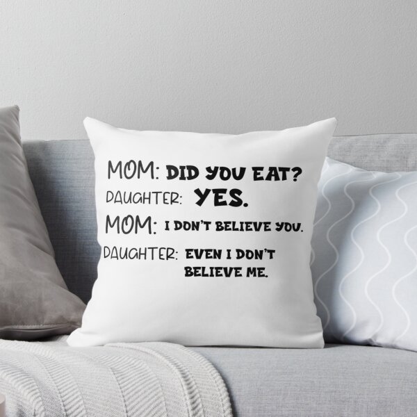 Item preview, Funny Mom & Daughter Relatable Quote | "Did You Eat?" Dialogue  designed and sold by Abibless1998.