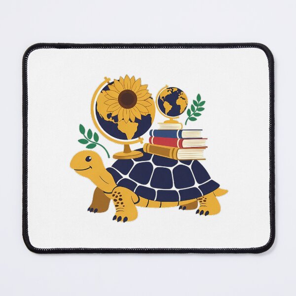 Item preview, Turtle Laurel Sprig Globe and Book Stack Gift designed and sold by pumsquare.