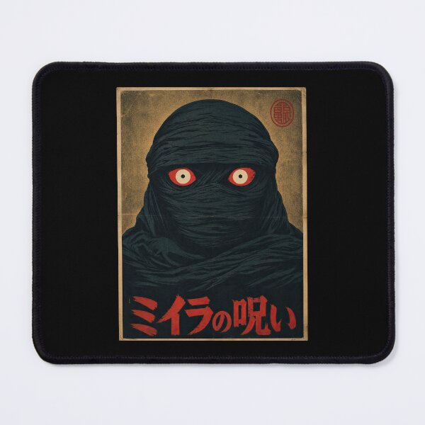 Item preview, Mummy Horror Design – Japanese Curse Art | Red Eyes Creepy Mummy designed and sold by obstinator.