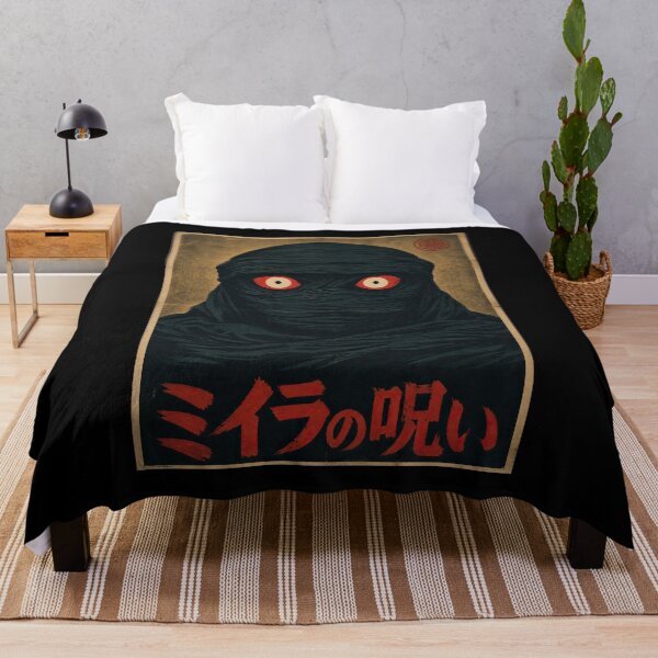 Item preview, Mummy Horror Design – Japanese Curse Art | Red Eyes Creepy Mummy designed and sold by obstinator.