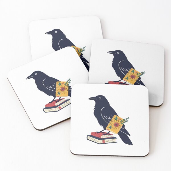 Item preview, Raven Laurel Sprig Flower Wrapped Journal Gift designed and sold by pumsquare.