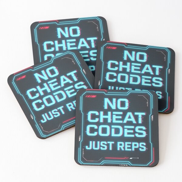 Item preview, No Cheat Codes Just Reps Gamer Gym Shirt designed and sold by kkrraabb3.