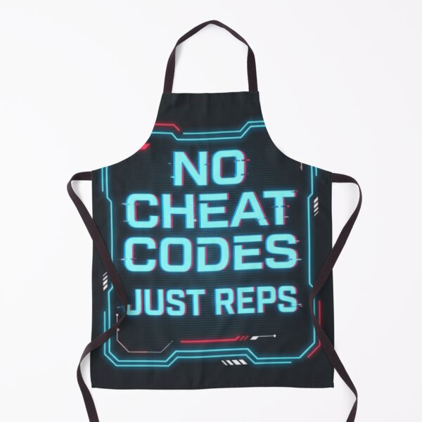 Item preview, No Cheat Codes Just Reps Gamer Gym Shirt designed and sold by kkrraabb3.