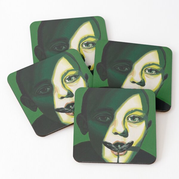 Item preview, Dragonfly green face and shadows designed and sold by pencilIDK.