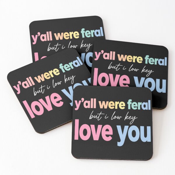 Item preview, Y'all Were Feral But I Lowkey Love You , Funny Teacher Classroom Humor Gift, Back to School Teacher Graphic Tee designed and sold by Maravillio.