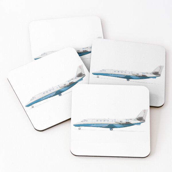 Item preview, CESSNA 560XL CITATION designed and sold by Grubby Fingers Aircraft Illustration.