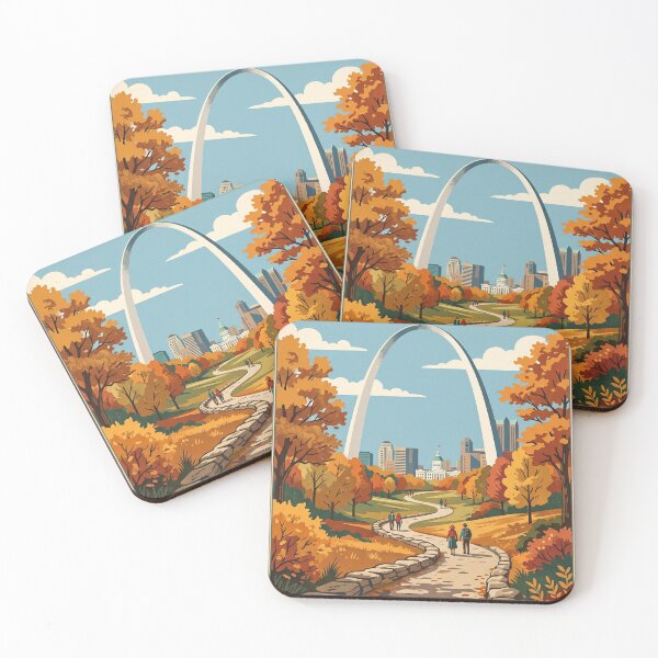 Item preview, Gateway Arch National Park USA Travel Tourism Vintage designed and sold by RareLavender.