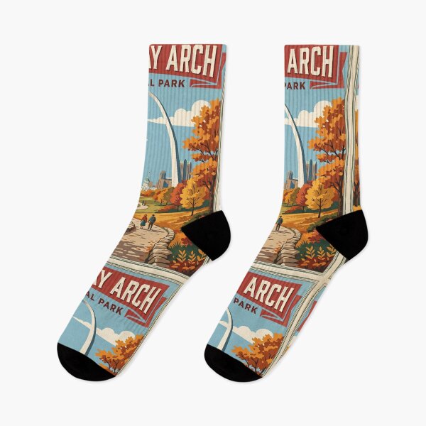 Item preview, Gateway Arch National Park USA Travel Tourism Vintage designed and sold by RareLavender.