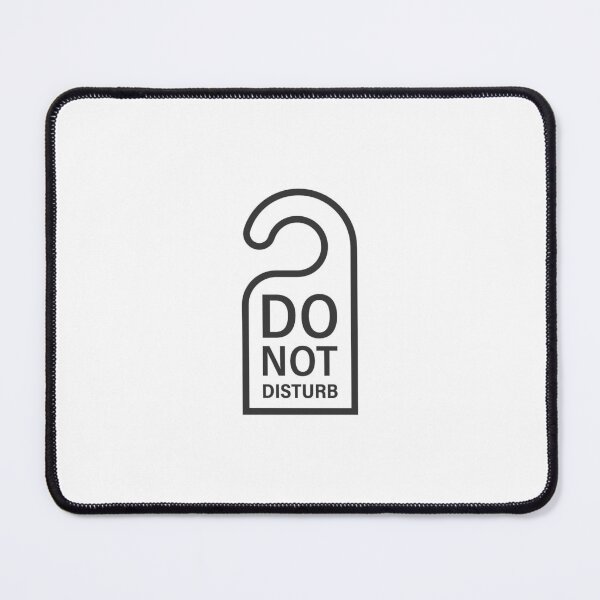 Item preview, Do Not Disturb Minimal Sign – Introvert & Focus Mode Design designed and sold by Vaibhav37.