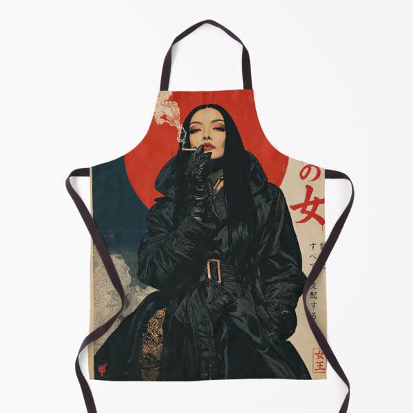 Item preview, Woman in Black Gothic Design – Japanese Dark Femme Art | Creepy Elegance designed and sold by obstinator.