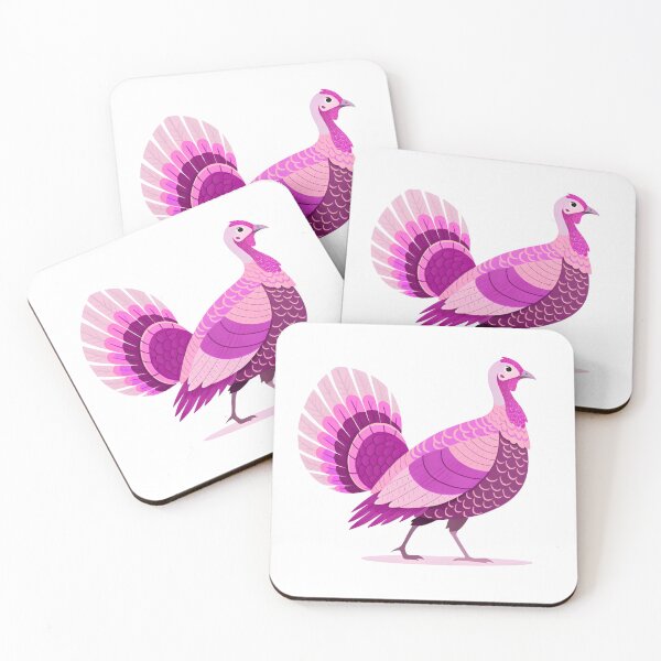 Item preview, Pink Majesty Turkey: Cute and Stylish Feathered Friend designed and sold by JAMESAMORN.
