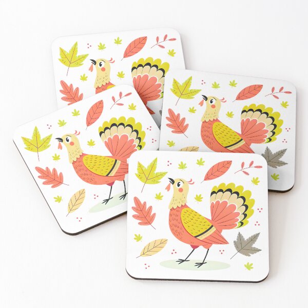 Item preview, Cozy Fall Vibes with a Cute Woodland Turkey designed and sold by JAMESAMORN.
