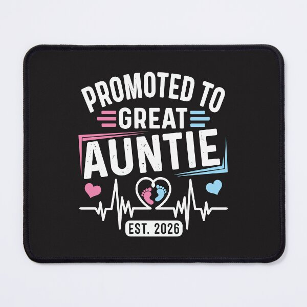 Item preview, Promoted To Great Auntie Est 2026 Soon To Be Auntie Baby Announcement Gift designed and sold by kiralynstration.