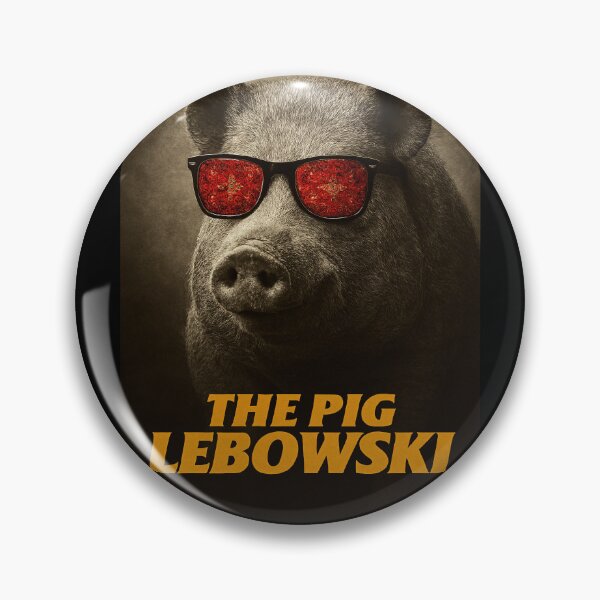 Item preview, The Pig Lebowski - Parody Pets designed and sold by ParodyPets25.