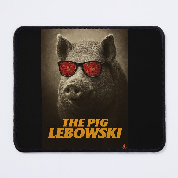 Item preview, The Pig Lebowski - Parody Pets designed and sold by ParodyPets25.