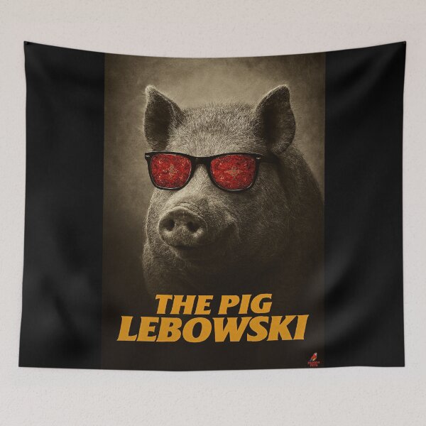 Item preview, The Pig Lebowski - Parody Pets designed and sold by ParodyPets25.