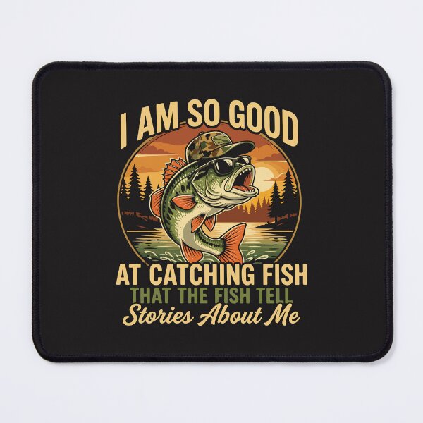 Item preview, So Good At Catching Fish Even Fish Tell Stories Funny Fishing Humor Gift designed and sold by kiralynstration.