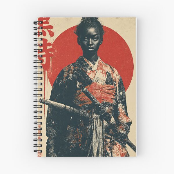 Artikelvorschau, Schwarze Samurai-Frau – Japanische Kriegerkunst | Dunkle Samurai-Frau entworfen und verkauft von obstinator.
