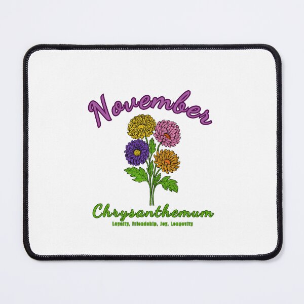 Item preview, November Birth Flower - Chrysanthemum designed and sold by DixieGirlStudio.