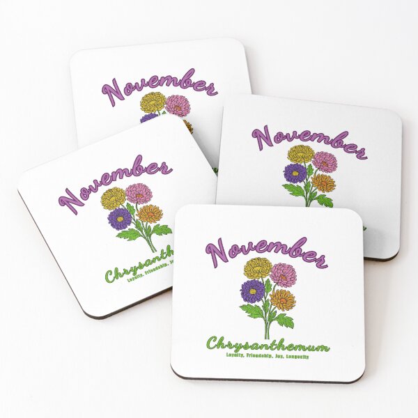 Item preview, November Birth Flower - Chrysanthemum designed and sold by DixieGirlStudio.