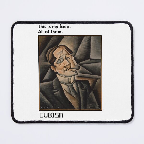 Item preview, Cubism Art T-Shirt | This is my face | Juan Gris Art History Gift | Funny Cubist Art Tee designed and sold by Meimiro.