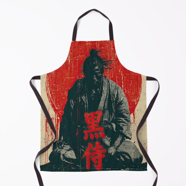 Item preview, Black Samurai Ronin Design – Japanese Warrior Art | Dark Gritty Samurai designed and sold by obstinator.