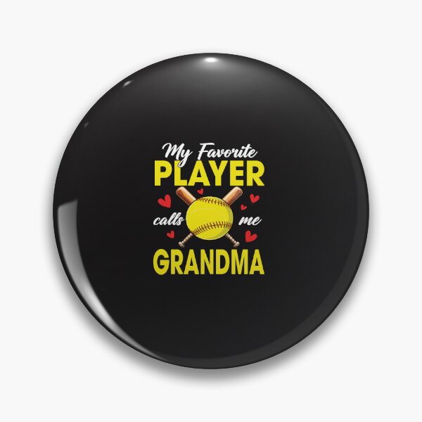 Artikelvorschau, Meine Lieblingsspielerin nennt mich Oma – Softball-Oma-Spieltagsgeschenk entworfen und verkauft von kiralynstration.