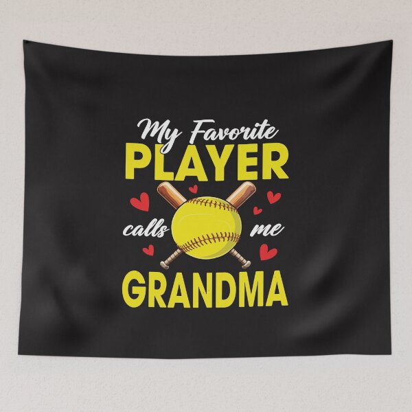 Item preview, My Favorite Player Calls Me Grandma Softball Grandma Game Day Gift designed and sold by kiralynstration.