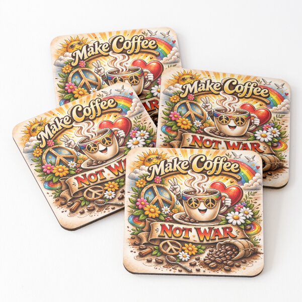 Item preview, Make Coffee Not War designed and sold by Peace,love,andbeaches.