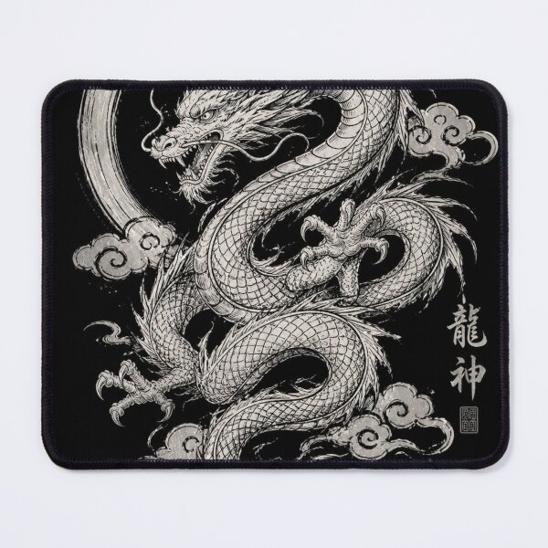Item preview, Asian Dragon, Japanese Dragon Art, Spiritual Art, Mythical Creature Graphic designed and sold by Druvibe.