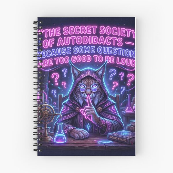 Item preview, Neon Lynx Scientist Quote designed and sold by InnerwayStudio.