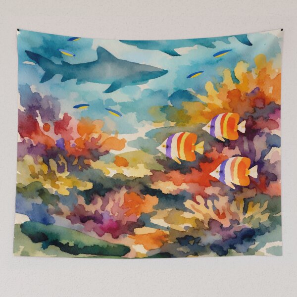 Item preview, Reef Harmony in Symbiotic Ocean Flow designed and sold by WildlifeInc.