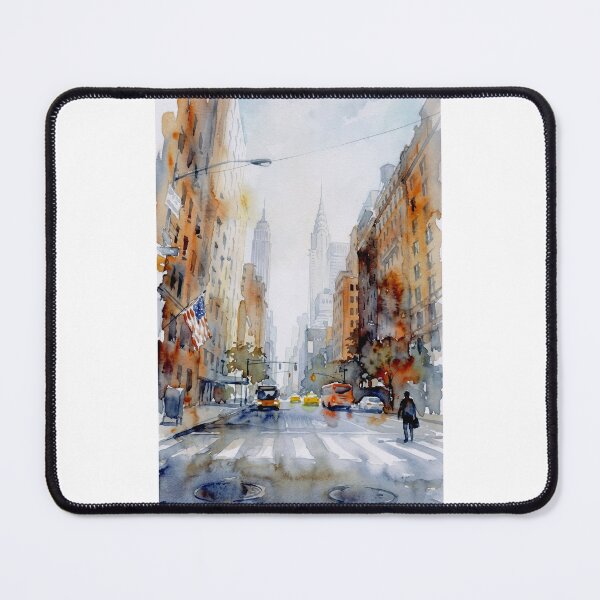 Item preview, NYC Chrysler Street Watercolor designed and sold by caracatita75.