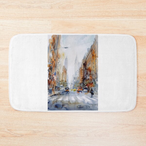 Item preview, NYC Chrysler Street Watercolor designed and sold by caracatita75.