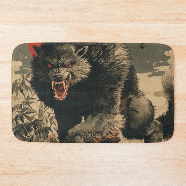 Item preview, Werewolf Horror Design – Japanese Wolf Man Art | Vintage Monster designed and sold by obstinator.