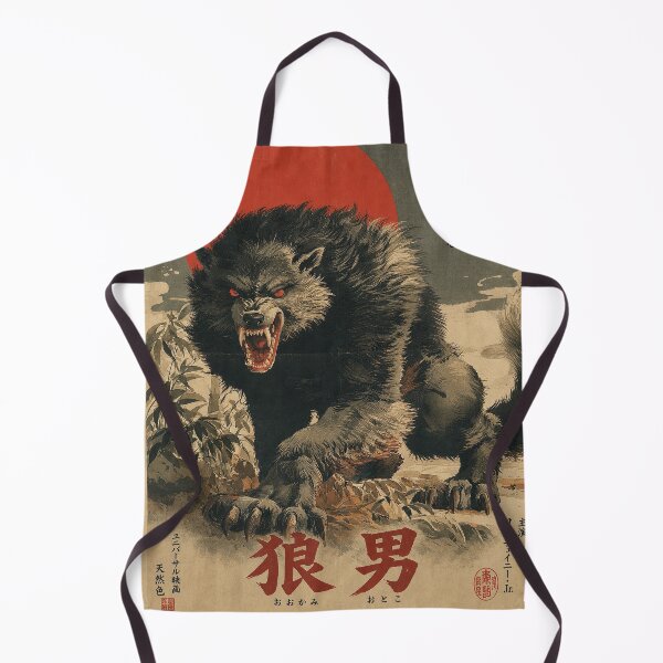 Item preview, Werewolf Horror Design – Japanese Wolf Man Art | Vintage Monster designed and sold by obstinator.
