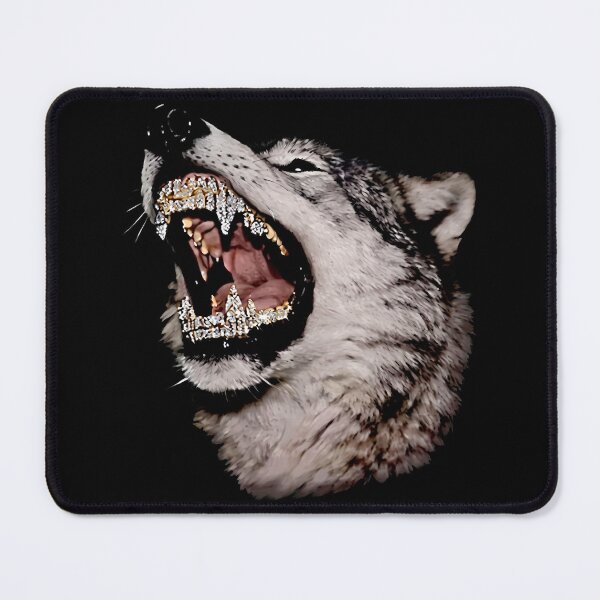 Item preview, Wolf With Diamond Grillz designed and sold by cozygamerstore.