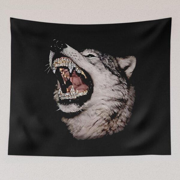 Item preview, Wolf With Diamond Grillz designed and sold by cozygamerstore.