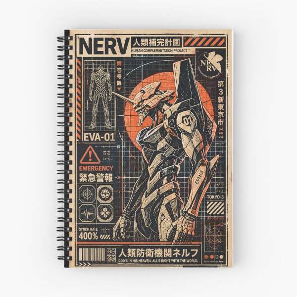 Item preview, Vintage EVA-01 Mecha Blueprint Retro Anime Technical Poster Shirt designed and sold by zumerdiego.