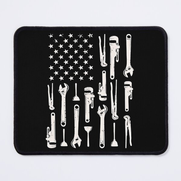 Item preview, Plumber American Flag - Patriotic Handyman Tools USA designed and sold by haitrieuic96.