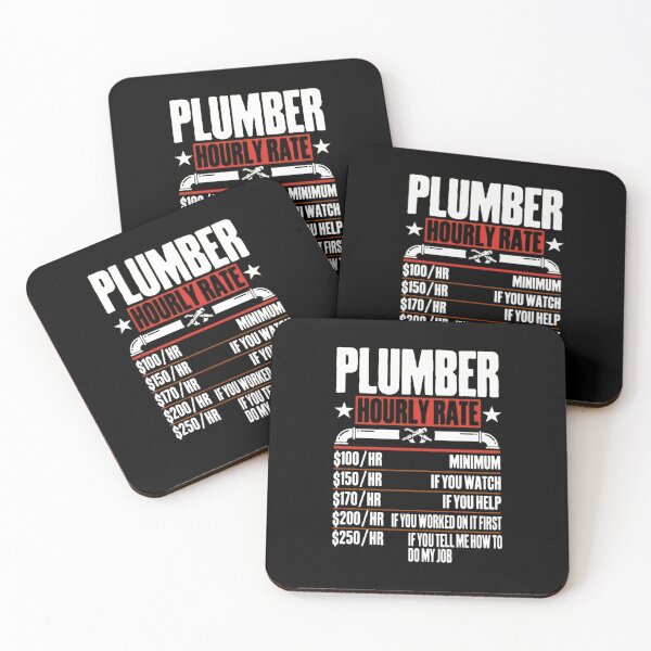 Item preview, Funny Plumber Hourly Rate Sarcastic Labor Quote Gift designed and sold by haitrieuic96.